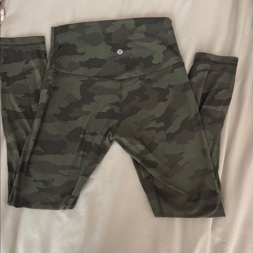 Lululemon Camo High-Waisted Leggings